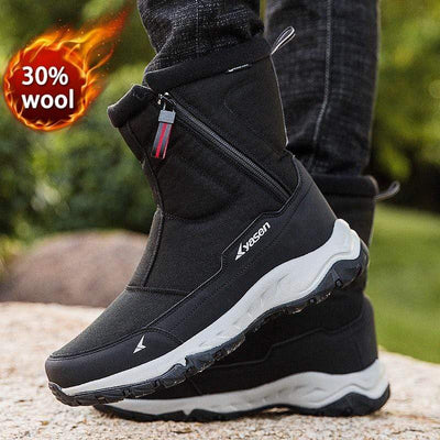Survival Gears Depot Snow Boots Plush Warm Snow Sneaker Boots